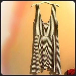 Am selling a white and black striped dress
